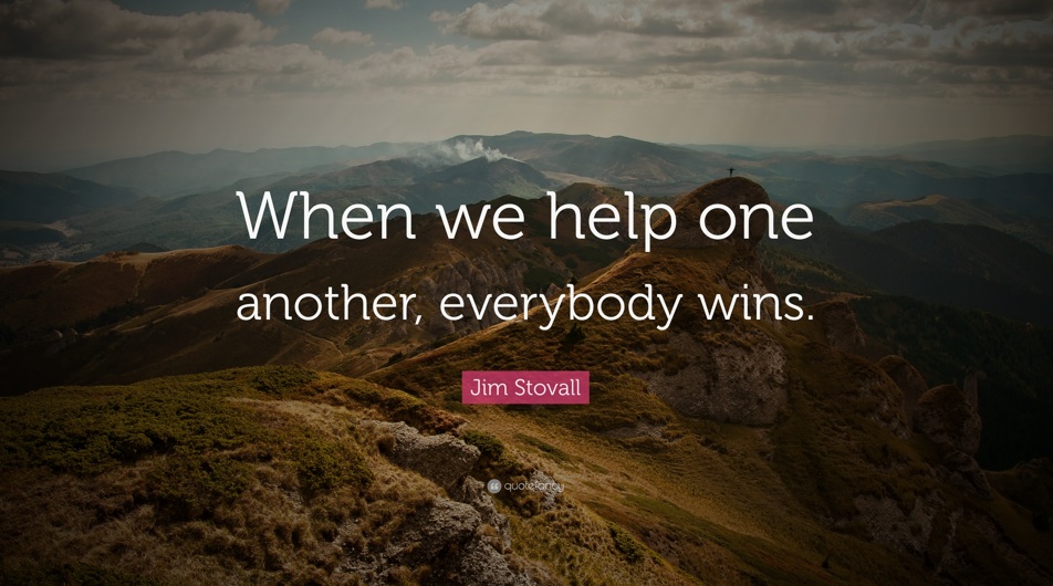 Why we should acknowledge others